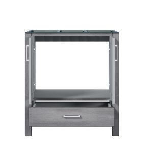 Jacques 30" Distressed Grey Bathroom Vanity Cabinet