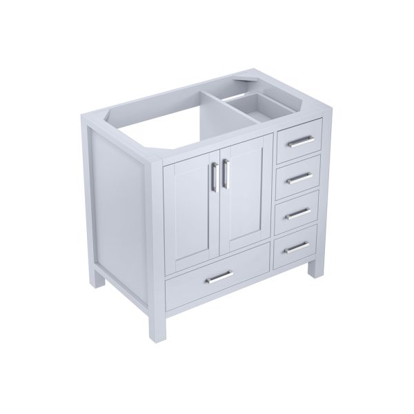 Jacques 36" White Bathroom Vanity Bathroom Cabinet