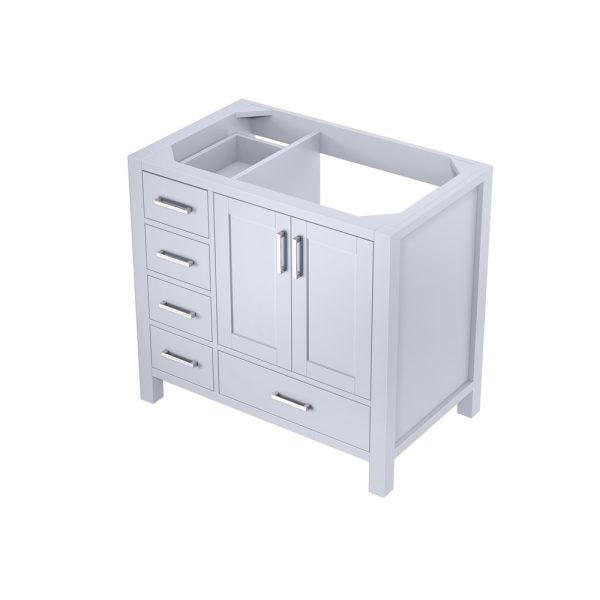 Jacques 36" White Bathroom Vanity Cabinet Right