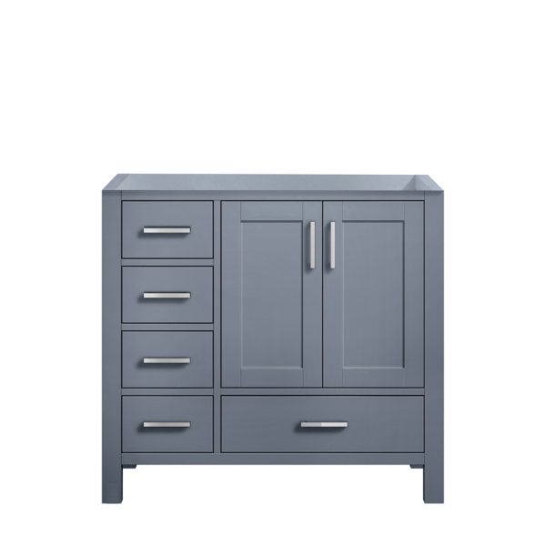 Jacques 36" Dark Grey Bathroom Vanity Cabinet Right