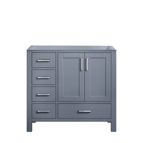 Jacques 36" Dark Grey Bathroom Vanity Cabinet Right