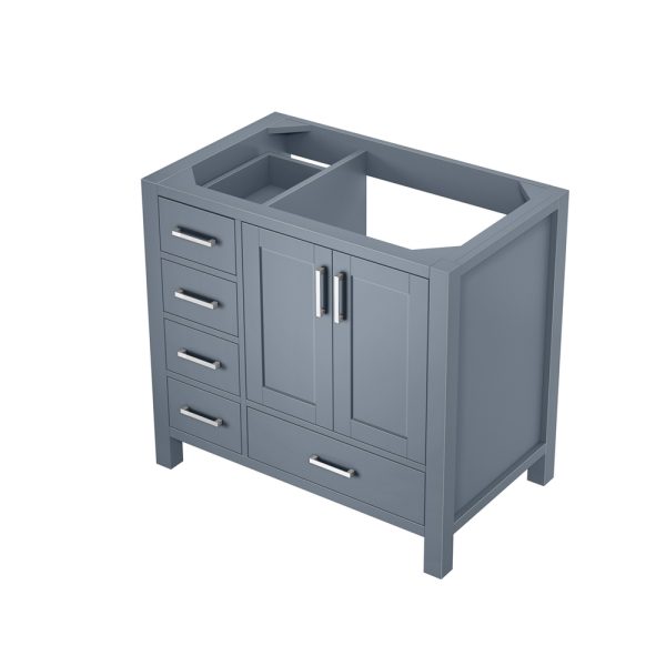 Jacques 36" Dark Grey Bathroom Vanity Cabinet Right