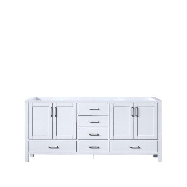 Jacques 72" White Bathroom Vanity Cabinet