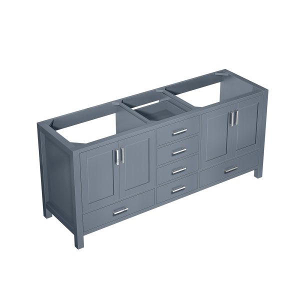 Jacques 72" Dark Grey Bathroom Vanity Cabinet