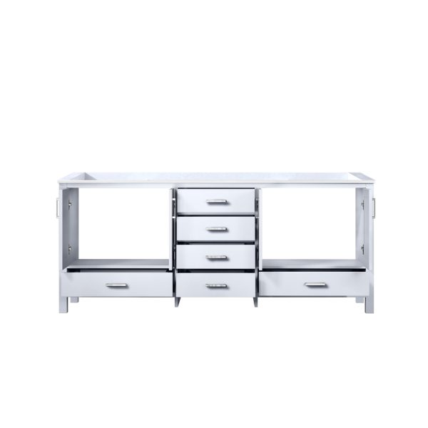 Jacques 80" White Bathroom Vanity Cabinet