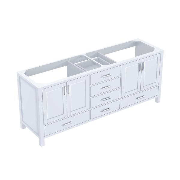 Jacques 80" White Bathroom Vanity Cabinet