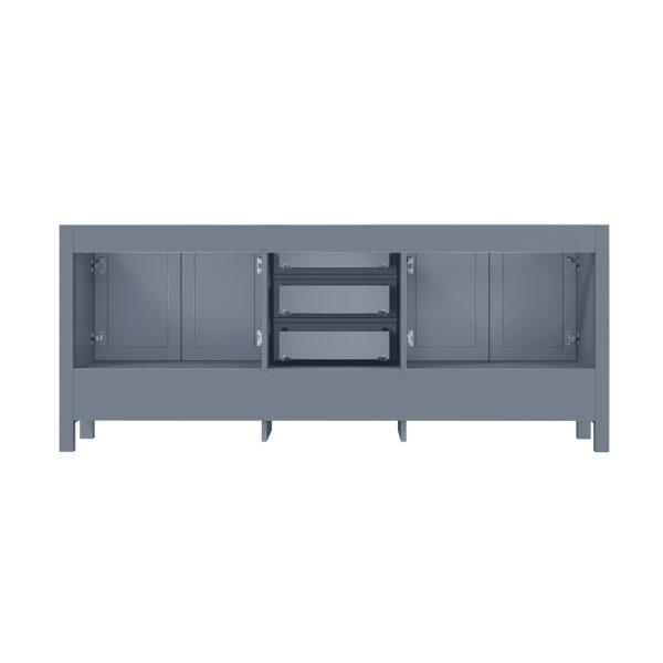 Jacques 80" Dark Grey Bathroom Vanity Cabinet