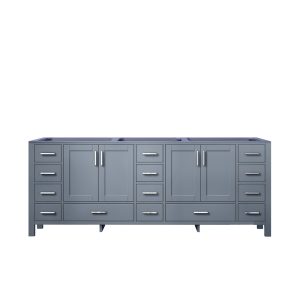 Jacques 84" Dark Grey Bathroom Vanity Cabinet