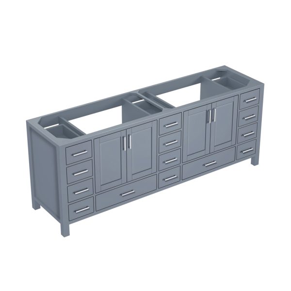 Jacques 84" Dark Grey Bathroom Vanity Cabinet