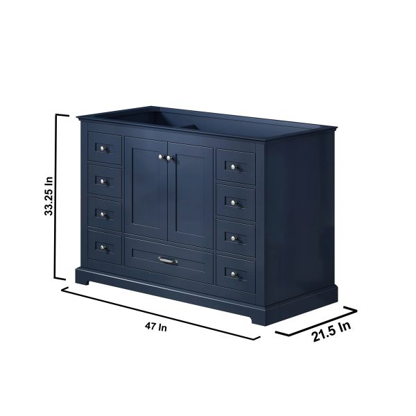 Dukes 48" Navy Blue Bathroom Vanity Cabinet