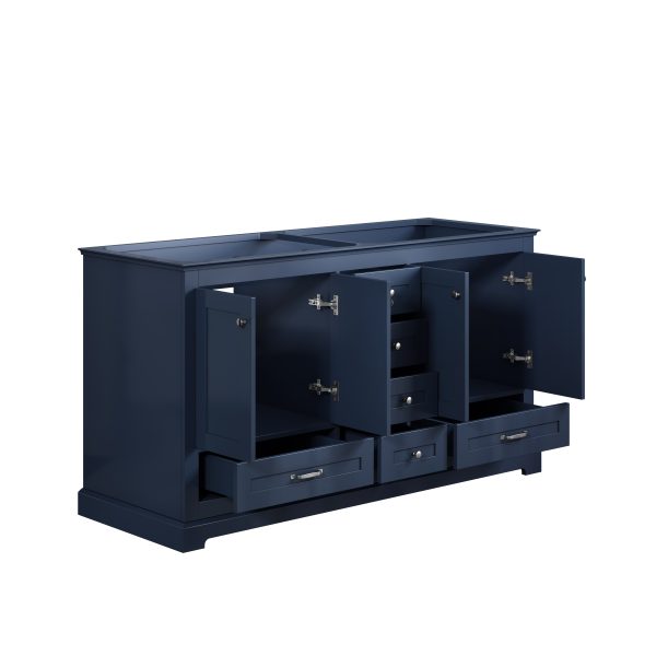 Dukes 60" Navy Blue Bathroom Vanity Cabinet