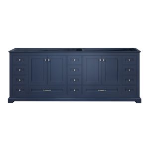 Dukes 84" Navy Blue Bathroom Vanity Cabinet