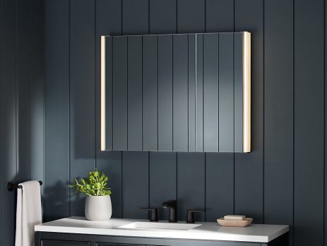 Bathroom mirrors with lights