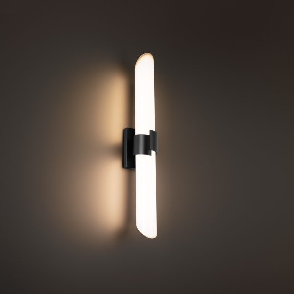 Fallon Bathroom Vanity Sconce 23" in Black
