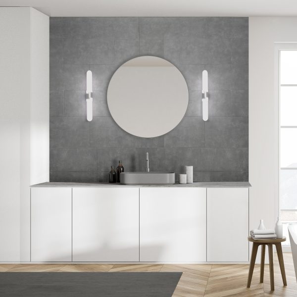Fallon Bathroom Vanity Sconce 23" in Brushed Nickel