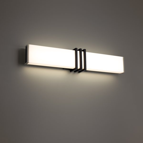 Minibar Bathroom Vanity Sconce 28" in Black