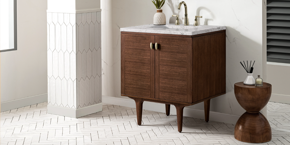 Mid-Century Modern Bathroom vanities