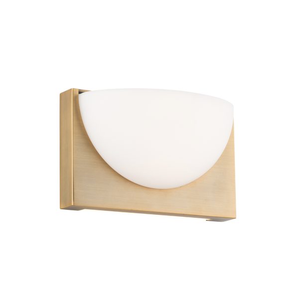 Mylie Bathroom Vanity Sconce 10" in Aged Brass