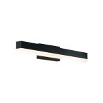 Styx Bathroom Vanity Sconce 19" in Brushed Black