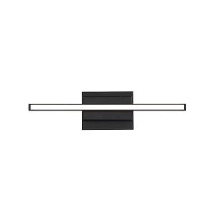 Parallax Bathroom Vanity Sconce 18" in Black