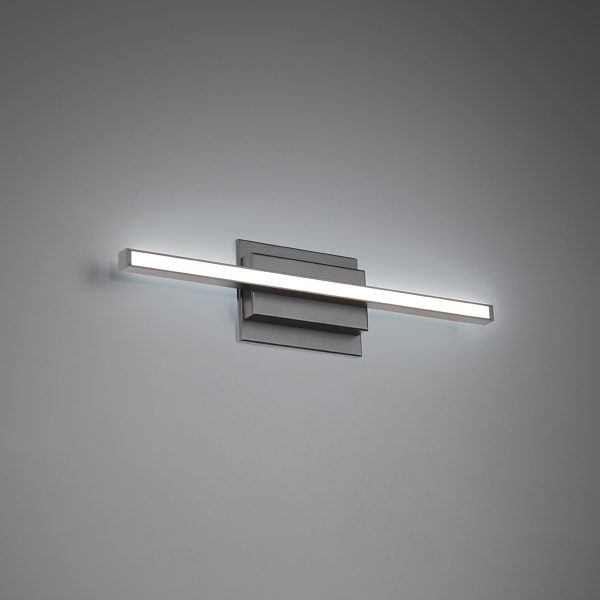 Parallax Bathroom Vanity Sconce 24" in Black