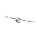 Jasmine Bathroom Vanity Sconce 37" in Chrome