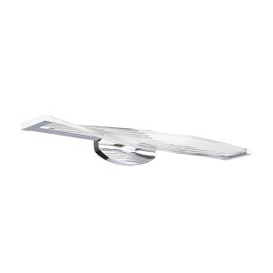 Wave Bathroom Vanity Sconce 28" in Chrome