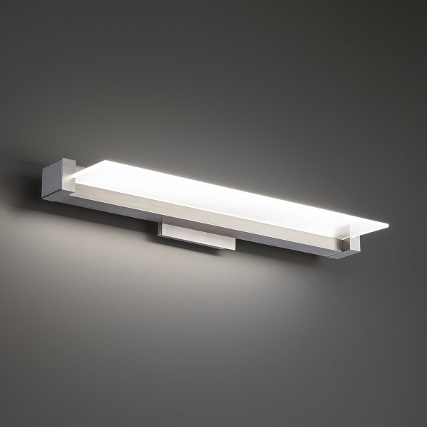 Spectre Bathroom Vanity Sconce 20" in Brushed Black
