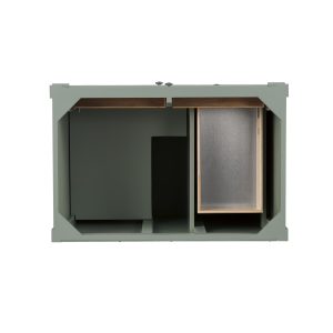Brittany 36" Single Vanity Cabinet in Smokey Celadon