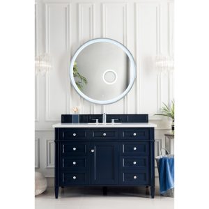 Brittany 48" Single Vanity with Victory Blue with White Zeus Quartz Top