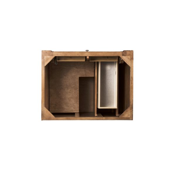 Bristol 36" Single Vanity Cabinet, Saddle Brown