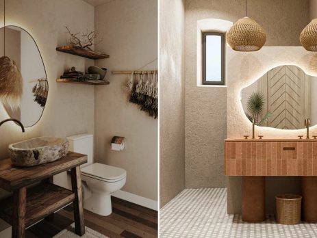 Modern Organic Bathroom Design