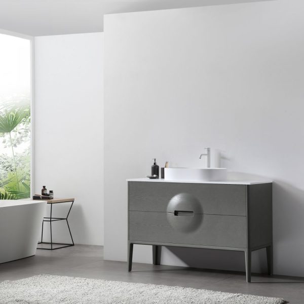 Advento 48 inch Olive Green Freestanding Bathroom Vanity