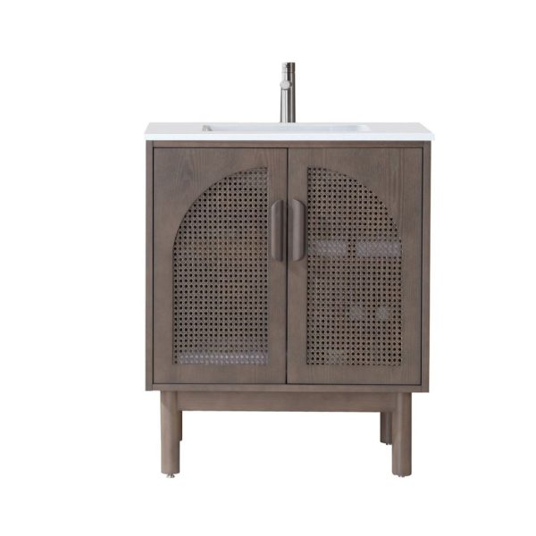 Harmony 30" Chestnut Oak Freestanding Bathroom Vanity