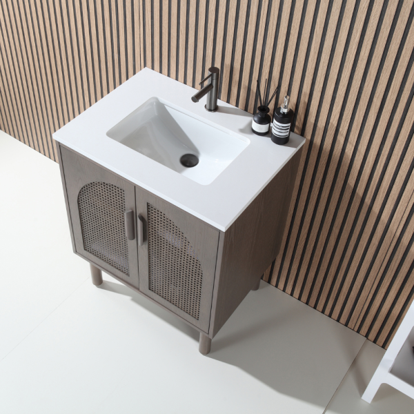 Harmony 30" Chestnut Oak Freestanding Bathroom Vanity