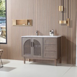 Harmony 48" Chestnut Oak Freestanding Bathroom Vanity