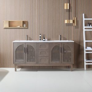 Harmony 72" Chestnut Oak Freestanding Bathroom Vanity