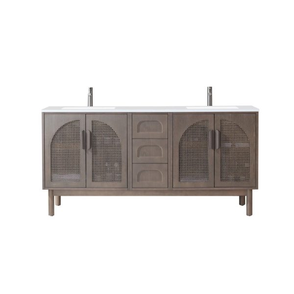 Harmony 72" Chestnut Oak Freestanding Bathroom Vanity