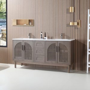 Harmony 72" Chestnut Oak Freestanding Bathroom Vanity