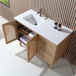 Harmony 48" Pecan Oak Freestanding Bathroom Vanity