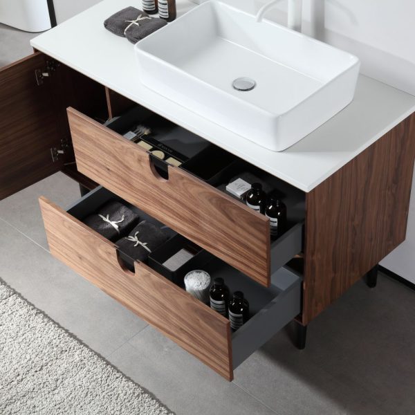 Portree 48 inch Bathroom Vanity With Vessel Sink