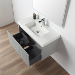Positano 36 inch vanity light gray