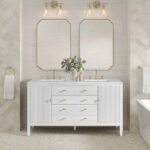 Myrrin 60" Double Vanity, Bright White