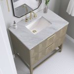 Emmeline 36" Vanity With Carrara Marble Top