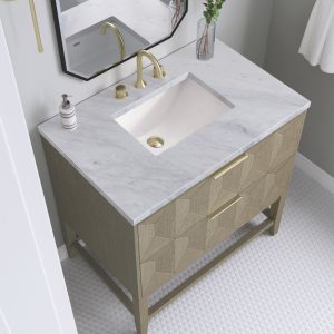 Emmeline 36" Vanity With Carrara Marble Top
