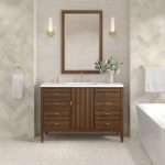 Myrrin 48" Vanity, Mid Century Walnut