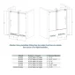 Bhavana Frameless Sliding Shower Door Sizes