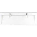 72" Double Top, Composite Stone, Glossy White Finish