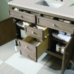 Chicago 48" Single Vanity, Whitewashed Walnut