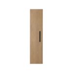 The Cartisan Design Side Cabinets feature a tall, narrow wooden door with a vertical black handle on the right, set against a plain white background.